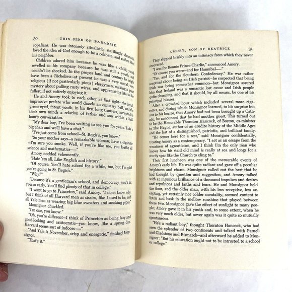 2 F Scott Fitzgerald Novels The Last Tycoon 1941 And This Side Of Paradise 1920 - Picture 6 of 14